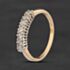 Pre-Owned 9ct Yellow Gold 0.25ct Diamond Half Eternity Ring 41385051
