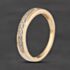 Pre-Owned 9ct Yellow Gold 0.05ct Brilliant Cut Diamond Half Eternity Ring 41385055