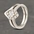 Pre-Owned Platinum Diamond Marquise Cluster Bridal Set Ring 41481624