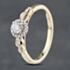 Pre-Owned 9ct Yellow Gold 0.33ct Brilliant Cut Diamond Halo Cluster Ring 41481645