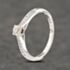 Pre-Owned 18ct White Gold 0.40ct Brilliant Cut Diamond Shoulder Set Solitaire Ring 41481708