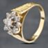 Pre-Owned 18ct Yellow Gold Brilliant Cut Diamond Cluster Ring 41481731