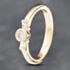 Pre-Owned 18ct Two Colour Gold Brilliant Cut Diamond Solitaire Ring 41481799