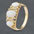 Pre-Owned Vintage Yellow Gold Opal & Diamond Seven Stone Ring 41481821