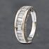 Pre-Owned 18ct White Gold 1.00ct Baguette Cut Diamond Half Eternity Ring 41481838