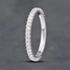 Pre-Owned 18ct White Gold 0.31ct Brilliant Cut Diamond Half Eternity Ring 41481840