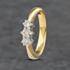 Pre-Owned 18ct Yellow Gold 0.30ct Brilliant Cut Diamond Three Stone Ring 41481887
