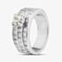 Pre-Owned Platinum 2.90ct Diamond Shoulder Set Solitaire Ring 41481916