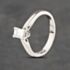Pre-Owned 18ct White Gold 0.54ct Emerald Cut Diamond Solitaire Ring 41481989