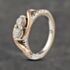 Pre-Owned 14ct Two Colour Gold 0.75ct Brilliant Cut Diamond Two Stone Ring 41482041