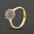 Pre-Owned 18ct Yellow Gold 0.25ct Diamond Round Cluster Ring 41482048