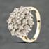 Pre-Owned 9ct Yellow Gold 0.50ct Brilliant Cut Diamond Round Cluster Ring 41482092