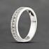 Pre-Owned 18ct White Gold 0.75ct Brilliant Cut Diamond Three Row Dress Ring 41482139