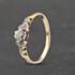 Pre-Owned Vintage 18ct Yellow Gold 0.28ct Brilliant Cut Diamond Shoulder Set Solitaire Ring 41482179