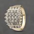 Pre-Owned 9ct Yellow Gold 1.50ct Brilliant Cut Diamond Cluster Ring 41482235
