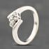 Pre-Owned 9ct White Gold 0.20ct Brilliant Cut Diamond Cluster Ring 41482320