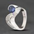 Pre-Owned 18ct White Gold Tanzanite & 0.40ct Baguette Cut Diamond Dress Ring 41482337