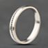 Pre-Owned 18ct White Gold 0.13ct Diamond Diagonal Channel Set 4mm Wedding Ring 41482381