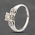 Pre-Owned Vintage White Gold 0.36ct Brilliant Cut Diamond High Set Shoulder Set Solitaire Ring 41482403