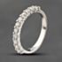 Pre-Owned 14ct White Gold 0.50ct Diamond Half Eternity Ring 41482415