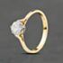 Pre-Owned Vintage Yellow Gold 0.50ct Brilliant Cut Diamond Eight Claw Solitaire Ring 41482466