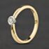 Pre-Owned Yellow Gold 0.05ct Brilliant Cut Diamond Solitaire Ring 41482473