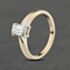 Pre-Owned 18ct White Gold 0.50ct Emerald Cut Diamond Solitaire Ring 41482480