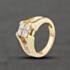 Pre-Owned 14ct Yellow Gold 2.00ct Diamond With Channel Set Brilliant Cut Diamonds Four Stone Ring 41482550