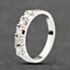 Pre-Owned 18ct White Gold 0.49ct Brilliant Cut Diamond Five Stone Ring 41482565