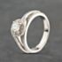 Pre-Owned 18ct White Gold Certificated 0.40ct Brilliant Cut Diamond Halo Cluster Ring 41482571