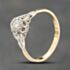 Pre-Owned Antique Yellow Gold 0.15ct Diamond Solitaire Ring 41482632