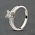Pre-Owned 18ct White Gold 0.55ct Diamond Square Cluster Ring 41482644