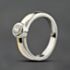 Pre-Owned Platinum 0.30ct Brilliant Cut Diamond Rub Over Set Solitaire Ring 41482653