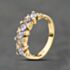 Pre-Owned 18ct Yellow Gold Tanzanite & 0.18ct Diamond Dress Ring 41482676