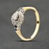 Pre-Owned Vintage Yellow Gold Diamond & Sapphire Dress Ring 41482677