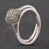 Pre-Owned 18ct White Gold 0.50ct Diamond Octagonal Tiered Bridal Ring Set 41482694