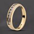 Pre-Owned Vintage Yellow Gold 0.25ct Brilliant Cut Diamond Half Eternity Ring 41482713