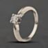 Pre-Owned 18ct White Gold Diamond & 0.15ct Brilliant Cut Diamond Solitaire Ring 41482812