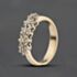 Pre-Owned 18ct Yellow Gold 0.25ct Brilliant Cut Diamond Flowers Cluster Ring 41482825