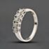 Pre-Owned 18ct White Gold 0.50ct Brilliant Cut Diamond Five Stone Ring 41482830