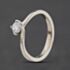 Pre-Owned Platinum 0.30ct Brilliant Cut Diamond Twist Solitaire Ring 41482862