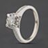 Pre-Owned Platinum 0.55ct Brilliant Cut Diamond Round Cluster Ring 41482863