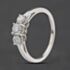 Pre-Owned 18ct White Gold 1.00ct Brilliant Cut Diamond Three Stone Ring 41482864