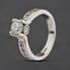 Pre-Owned Platinum Brilliant Cut Diamond Shoulder Set Solitaire Ring 41482885