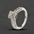 Pre-Owned 18ct White Gold 1.20ct Diamond Cluster Ring 41482915