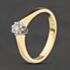 Pre-Owned 18ct Yellow Gold 0.05ct Brilliant Cut Diamond Solitaire Ring 41482924