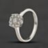 Pre-Owned 9ct White Gold 0.50ct Brilliant Cut Diamond Cluster Ring 41482940