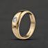 Pre-Owned 9ct Yellow Gold 0.25ct Brilliant Cut Diamond Single Stone Band Ring 41482942