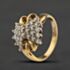 Pre-Owned 9ct Yellow Gold 0.78ct Diamond Multi Stone Fancy Ring 41482951