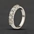 Pre-Owned 18ct White Gold 1.00ct Brilliant Cut Diamond Five Stone Ring 41482966